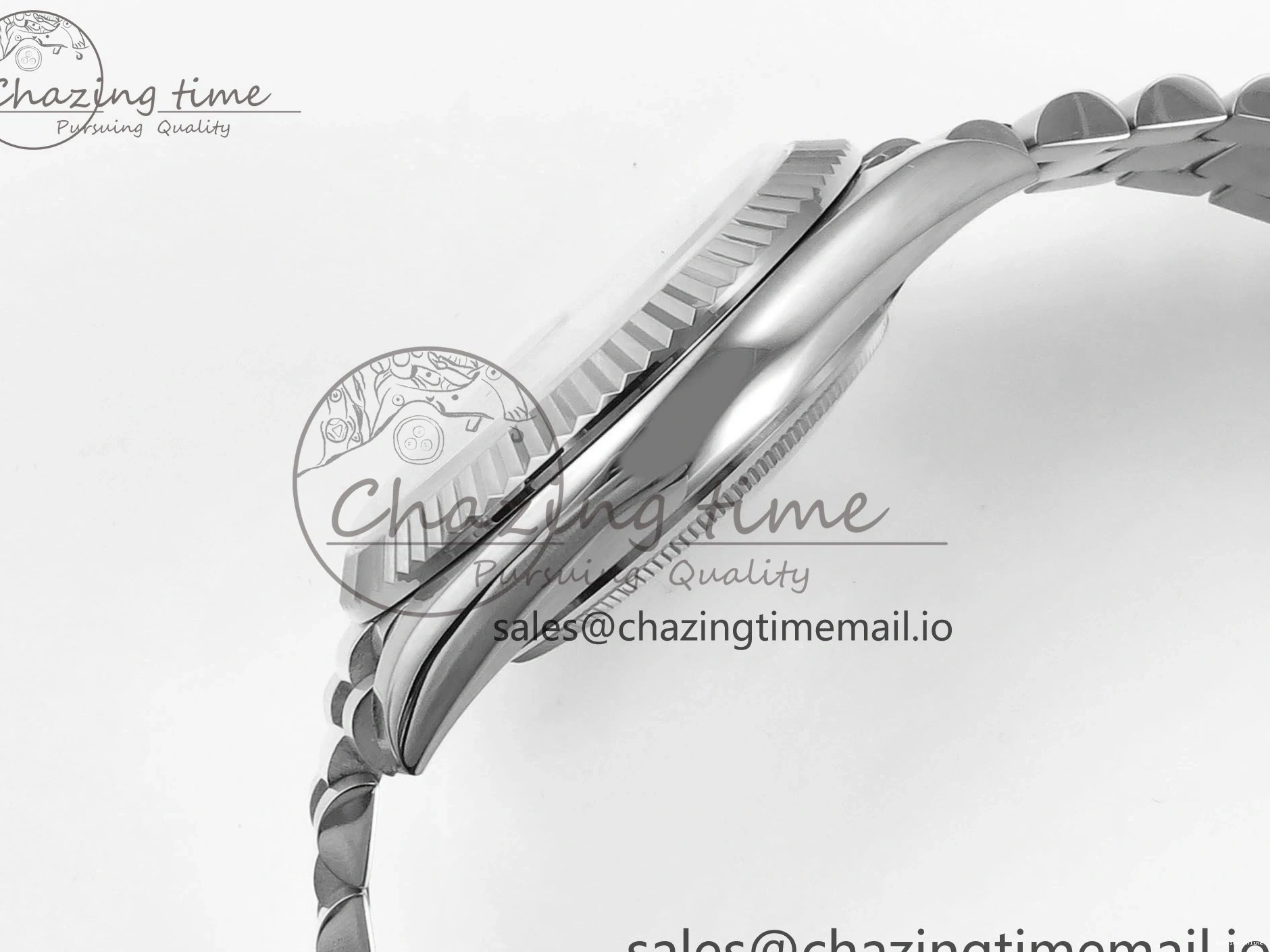 0403 Day Date 128239 36mm SS KF 1:1 Best Edition Tiffany Blue Roman Dial On President Bracelet A2836 (Gain Weight) Durable 639